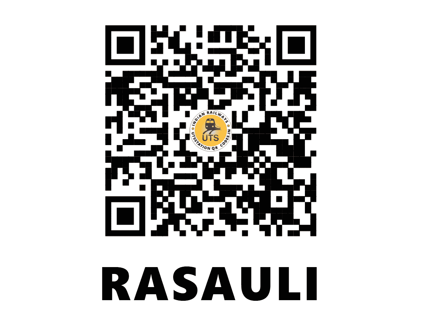UTS QR Code for RASAULI - RES - NR (UTTAR PRADESH)